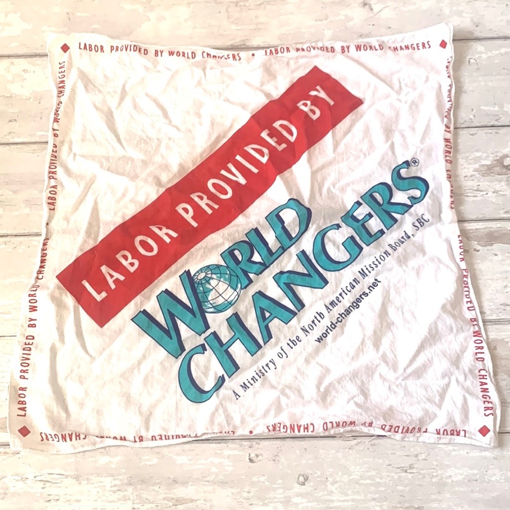 World Changers Bandana Scarf North American Mission Board NAMB 19in x 19in